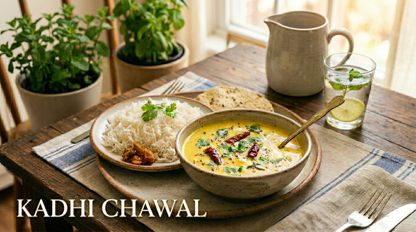 Kadhi Chawal: The Perfect Light Summer Meal for Comfort and Cooling
