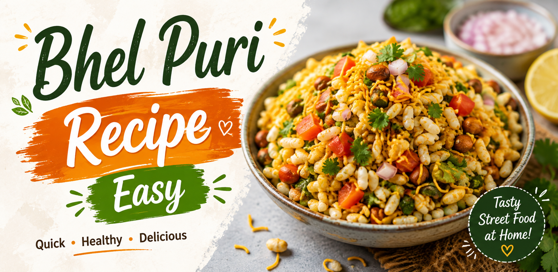 Bhel Puri Recipe Easy